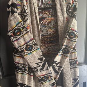 Aztec Patterned Women's Cardigan